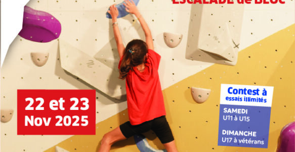 Championnat départemental de bloc 2025 – Les résultats