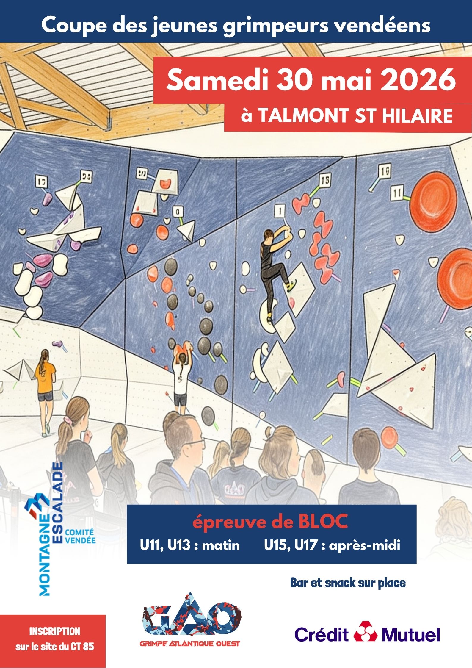 Compétition de bloc 30 et 31 mai 2026