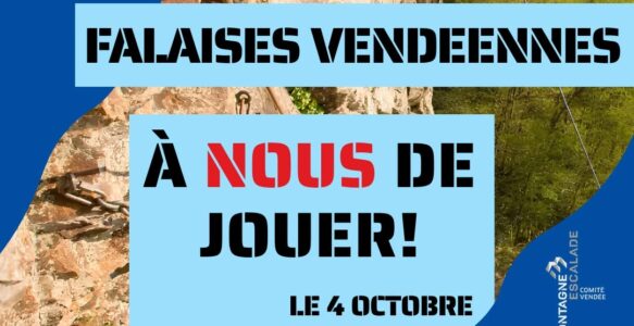Journée falaises Mervent – 4 octobre 2026
